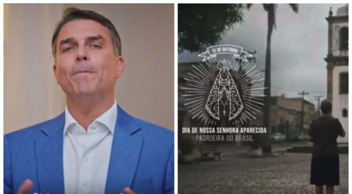 Propaganda de Flávio Bolsonaro vai ao ar sem som na TV nesta 2ª feira