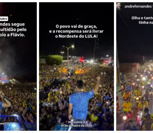 Bloco do 22, organizado por André Fernandes em favor de Flávio Bolsonaro, é um dos maiores movimentos políticos da história de Horizonte.
