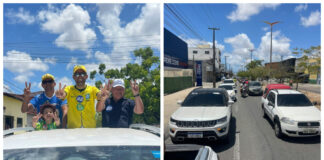 Vereador PP Cell realiza grande carreata pelo Jangurussu e outros bairros de Fortaleza em favor de Flávio Bolsonaro