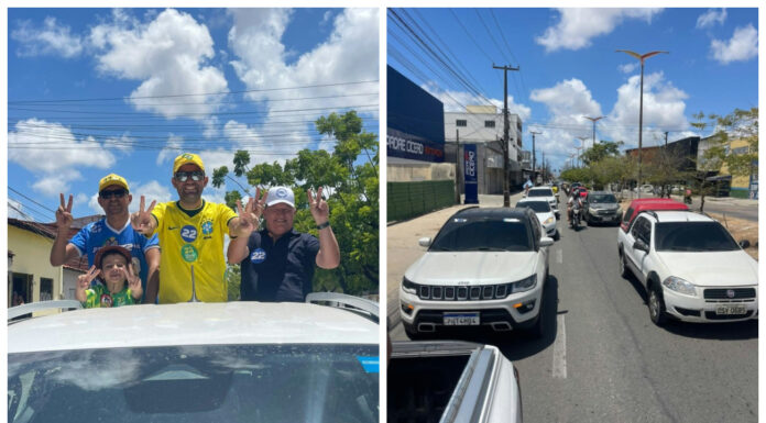 Vereador PP Cell realiza grande carreata pelo Jangurussu e outros bairros de Fortaleza em favor de Flávio Bolsonaro