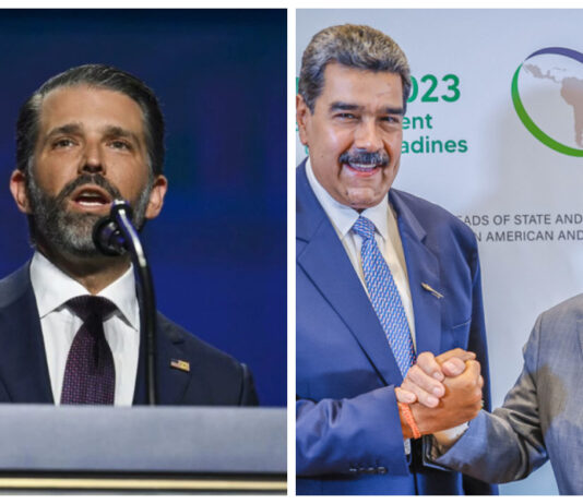 Filho de Trump reposta texto que compara Lula a Maduro