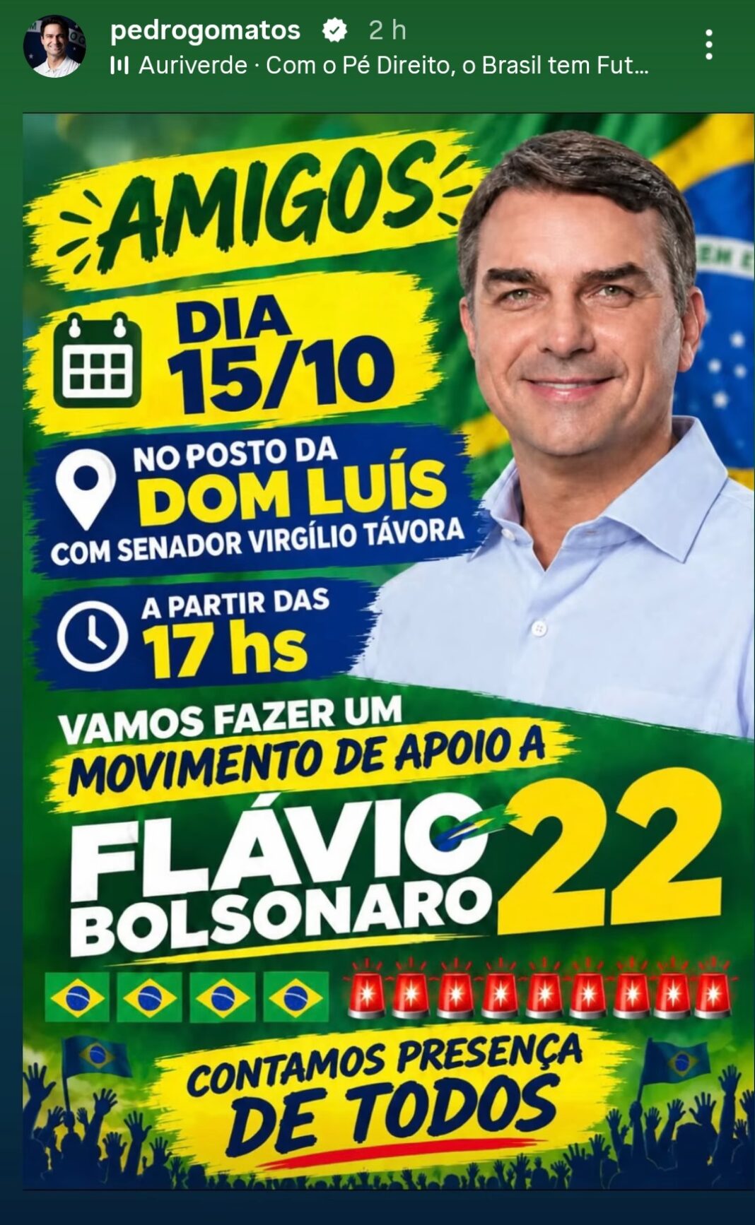 Convite Pedro Matos