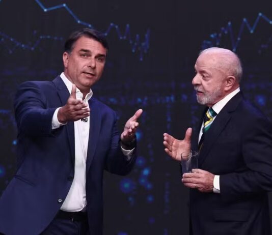 Pesquisa Gerp que acertou resultado do 1° turno, mostra Flávio Bolsonaro com 53% e Lula com 47% a 5 dias da eleição.