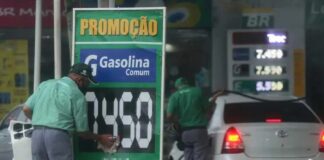 Com reajuste no ICMS, gasolina vai custar mais de 7 reais no Ceará.