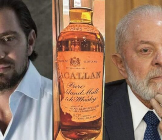 Mensagens revelam que Vorcaro presenteou Lula com uísque de R$ 500 mil