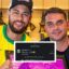 Neymar declara apoio a Flávio em comentário nas redes